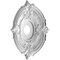 Ekena Millwork Attica PVC Medallion (Canopies up to 6 3/4"), 19"OD x 3 1/2"ID x 1"P, Textured Metallic Galaxy CMP19ATAGX - alternate 3
